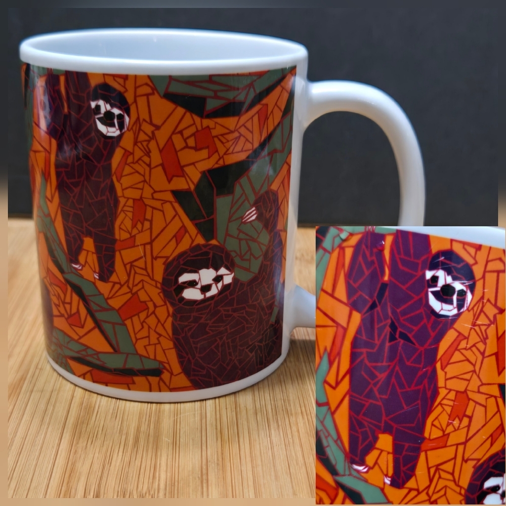 Super Cute Sloth Mug mosaic